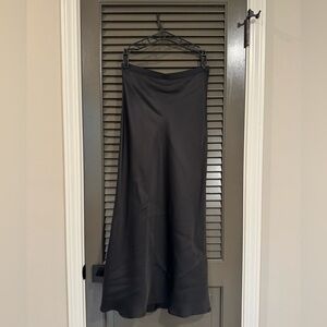 Anine Bing ‘Bar’ Silk Midi Skirt